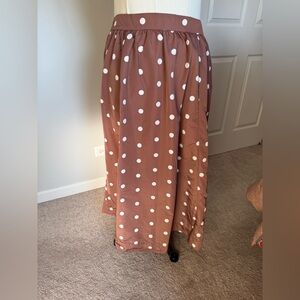 OLD NAVY OCCASSION Polka Dot Tafeta Skirt